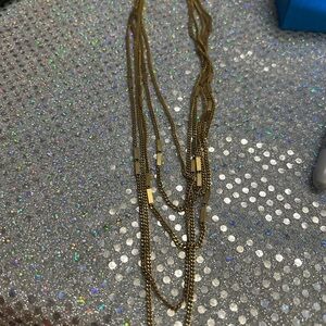 Monet Gold Multi-Strand Necklace